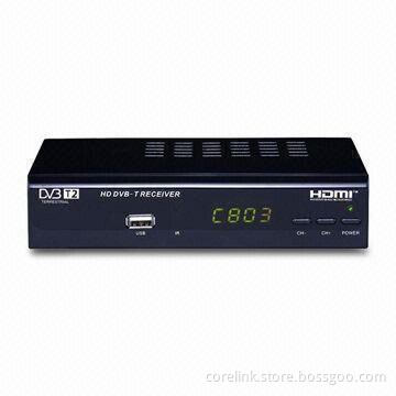 HD MPEG-4 H.264 DVB-T2 Receiver, Supports USB PVR and HDMI Output
